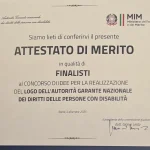 Attestato di merito MIM