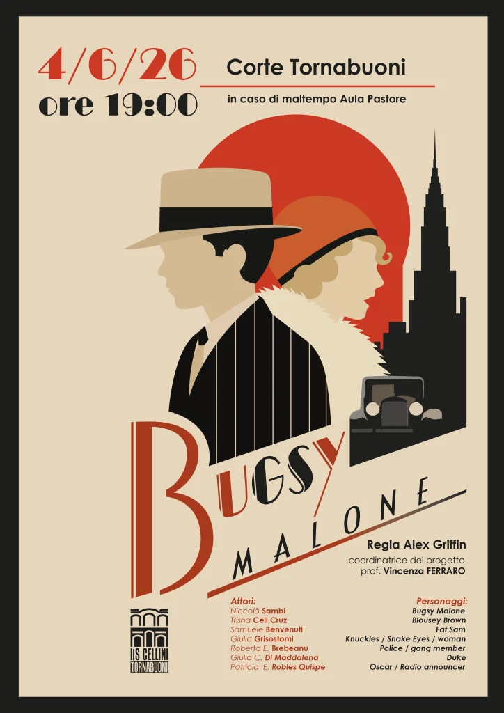 Poster spettacolo Bugsy Malone