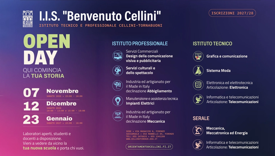 Immagine evidenza open day 2027