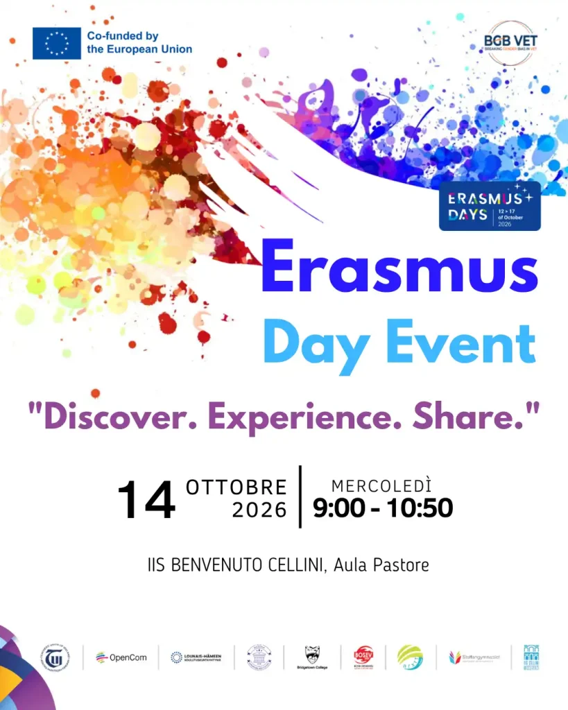 Locandina Evento Erasmus Day Cellini